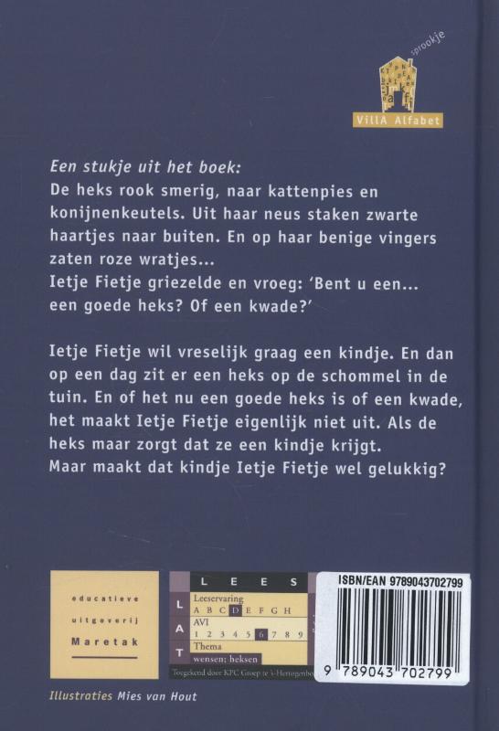 Achterkant van Het toverspiegeltje