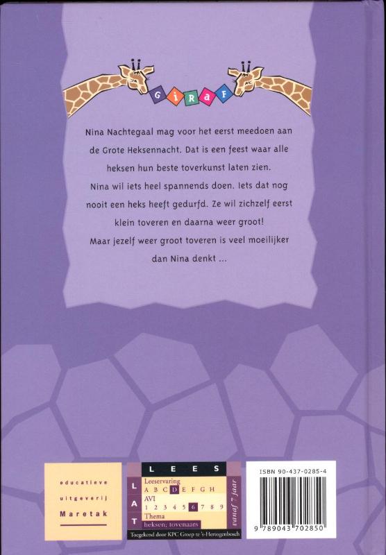 Achterkant van De verboden toverspreuk