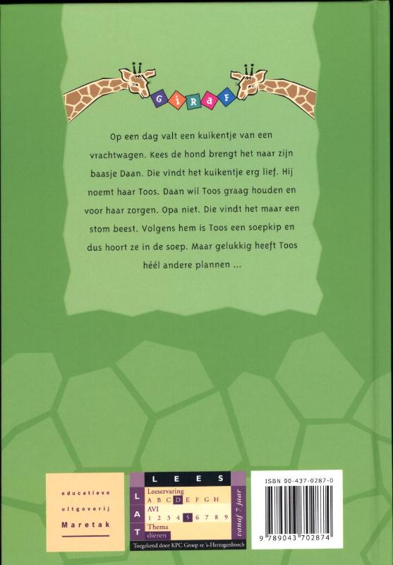 Achterkant van Toos Soepkip