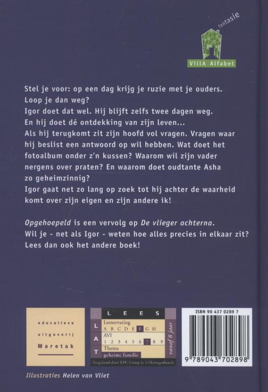 Achterkant van Opgehoepeld