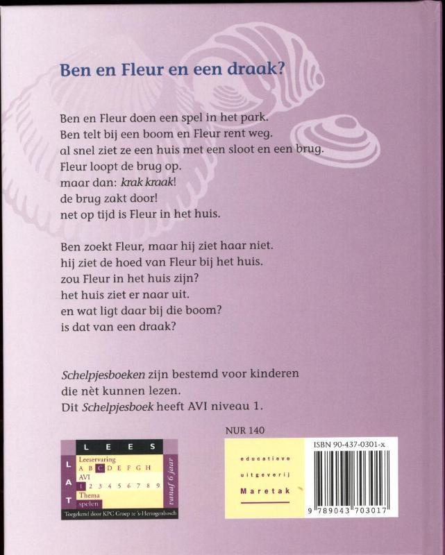 Achterkant van Ben en Fleur en een draak?
