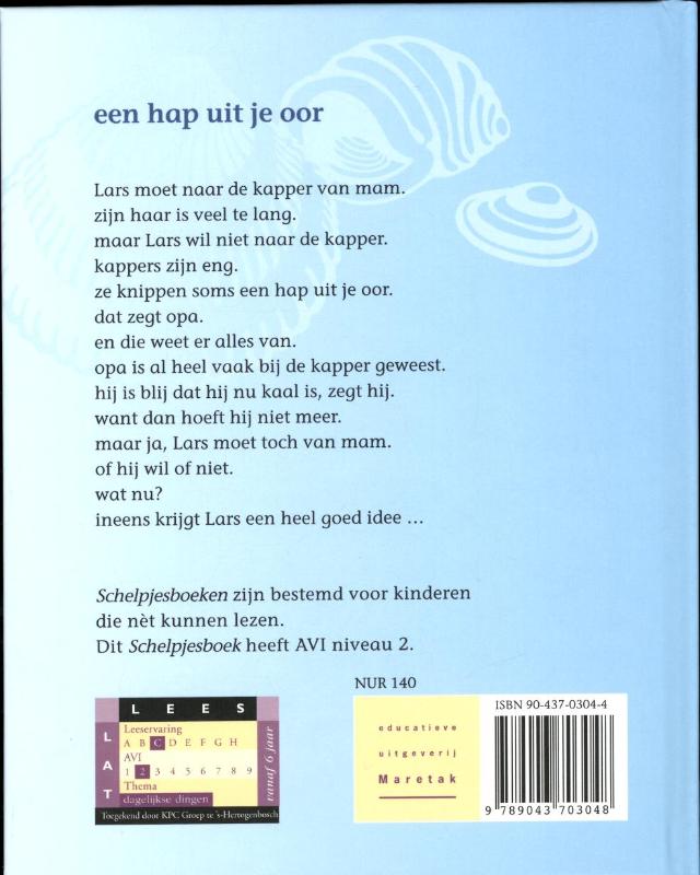 Achterkant van Een hap uit je oor