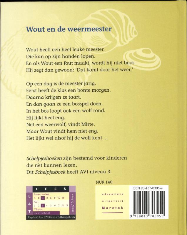 Achterkant van Wout en de weermeester