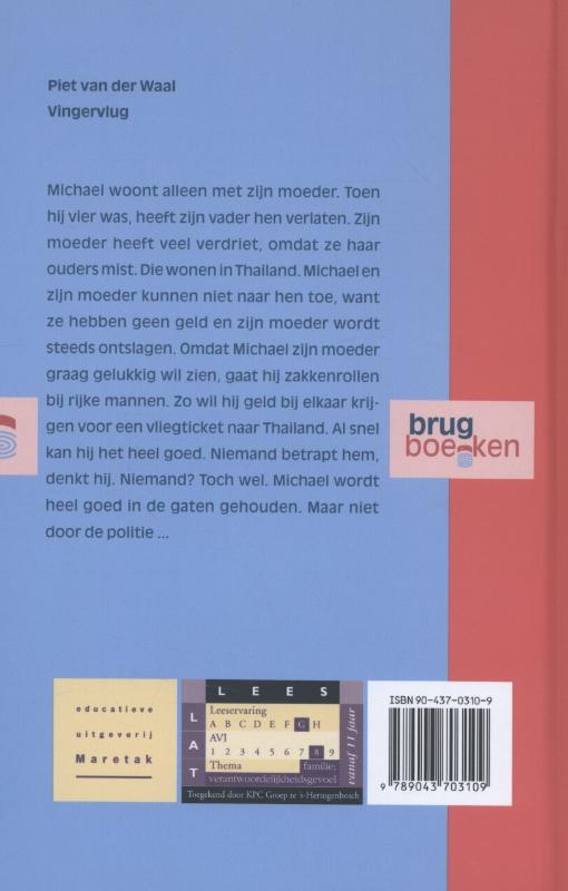 Achterkant van Vingervlug
