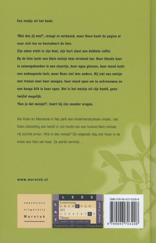 Achterkant van In een flits