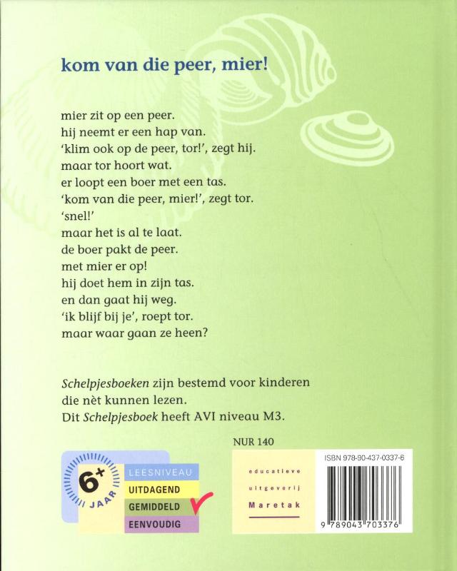 Achterkant van Kom van die peer, mier!