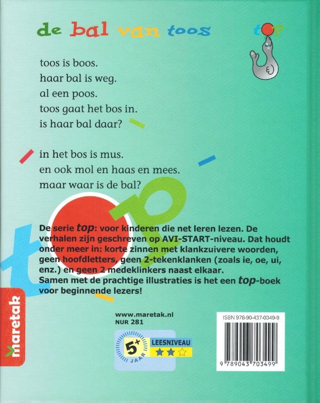 Achterkant van De bal van Toos