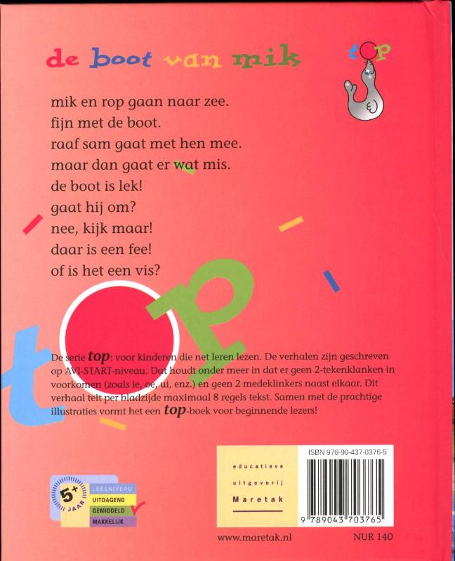 Achterkant van De boot van mik