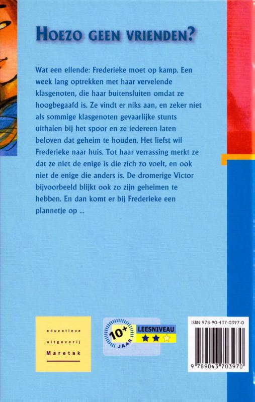 Achterkant van Hoezo geen vrienden?