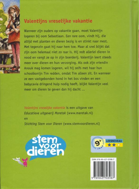 Achterkant van Valentijns vreselijke vakantie