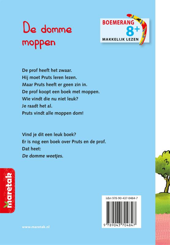 Achterkant van De domme moppen