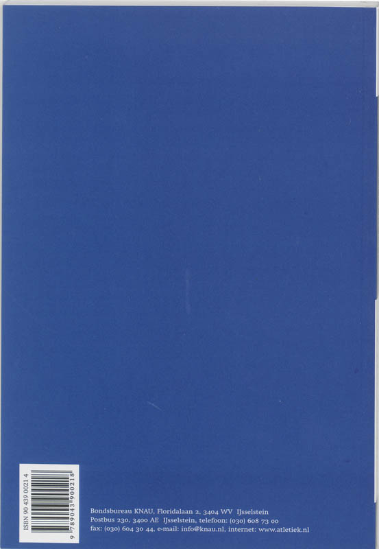 Achterkant van Het lopersboek