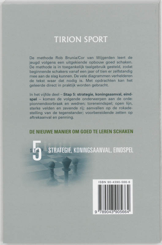 Achterkant van Stap 5 strategie/koningsaanval/eindspel