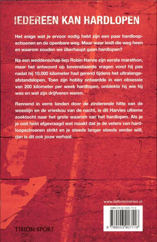 Achterkant van Why we run