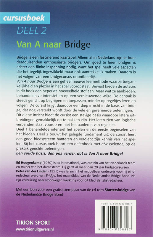 Achterkant van Cursusboek