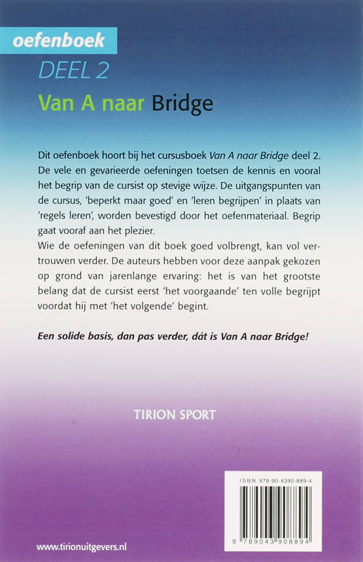 Achterkant van Oefenboek