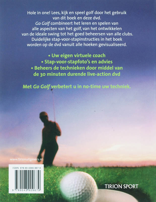 Achterkant van Go Golf