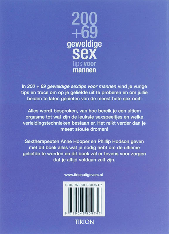 Achterkant van 200+69 geweldige sex tips voor mannen