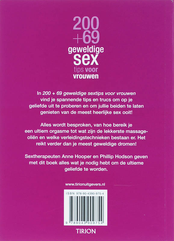 Achterkant van 200+69 geweldige sex tips voor vrouwen
