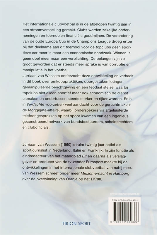 Achterkant van Verdachte voorzetten