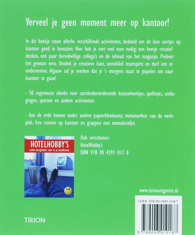 Achterkant van Kantoor Hobby's