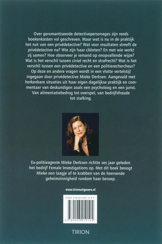 Achterkant van Verslaving van de leugen