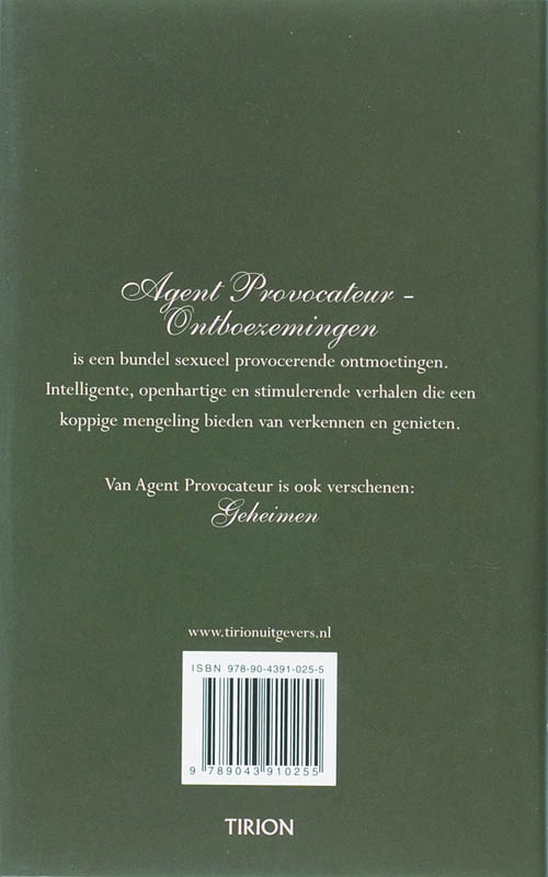Achterkant van Ontboezemingen