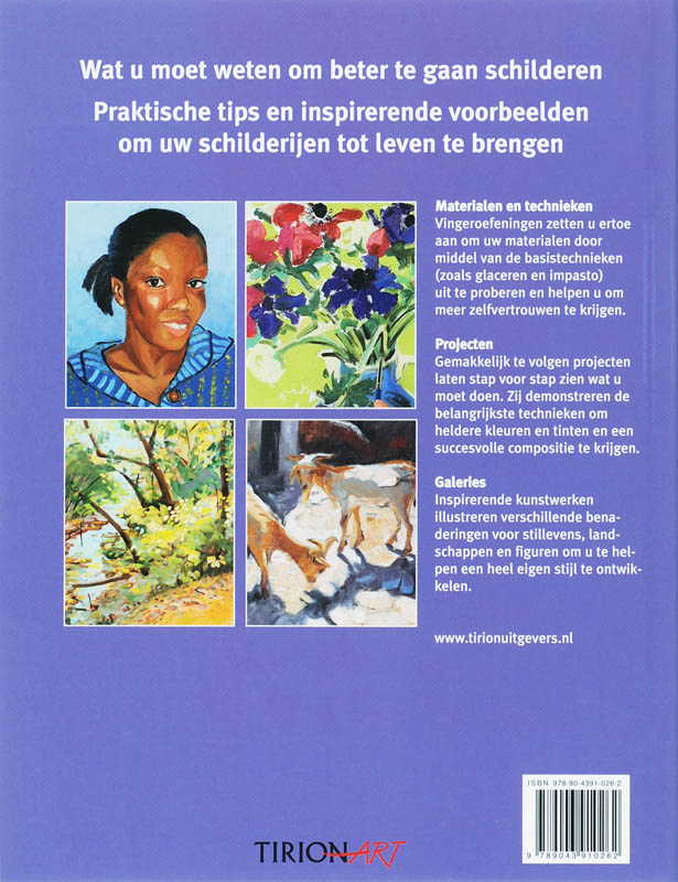 Achterkant van Basic Olieverf