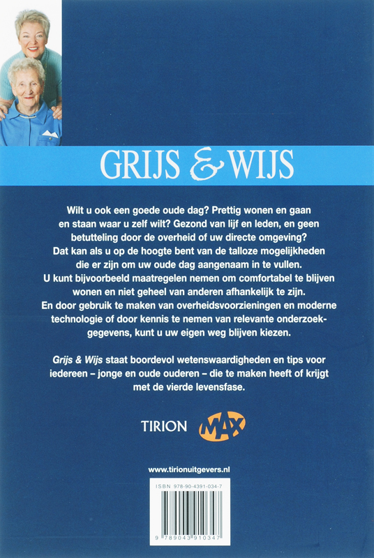 Achterkant van Grijs en wijs