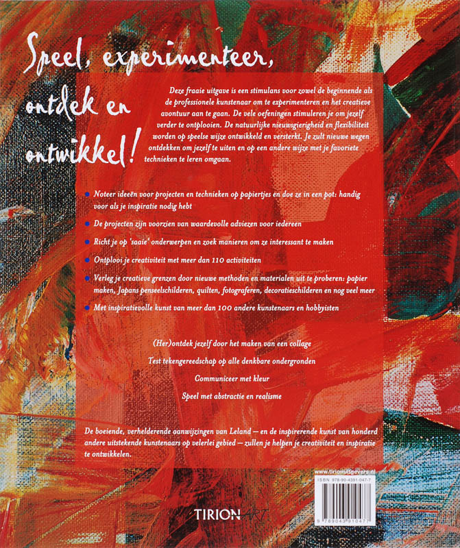 Achterkant van Grenzeloze creativiteit en inspiratie