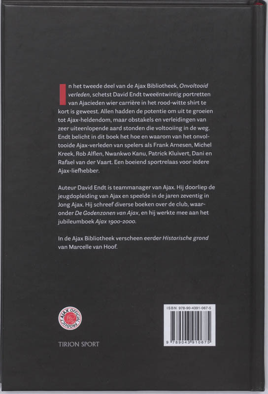 Achterkant van Onvoltooid verleden