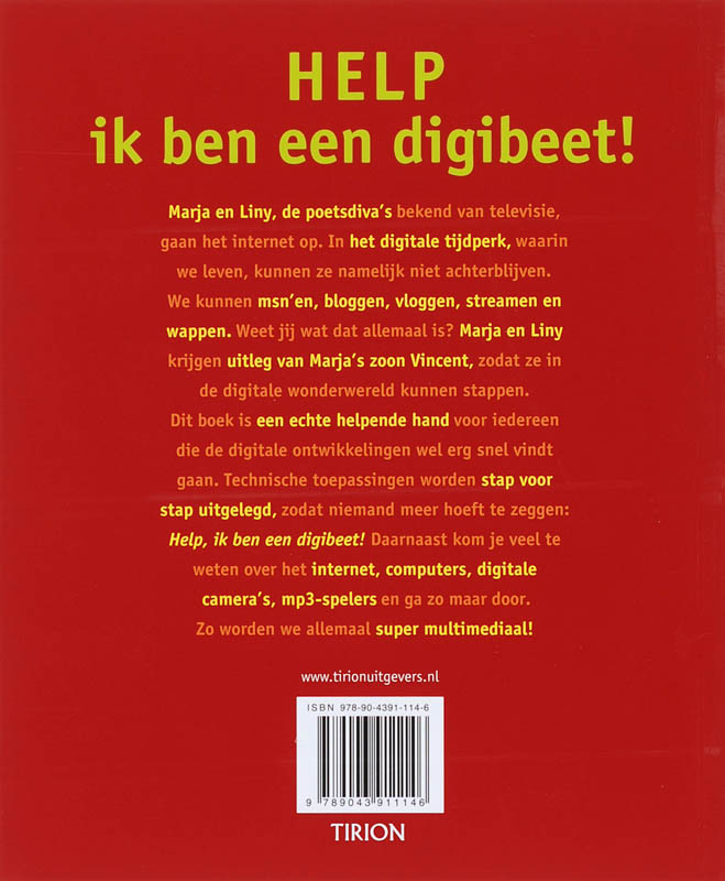 Achterkant van Help, ik ben digibeet!