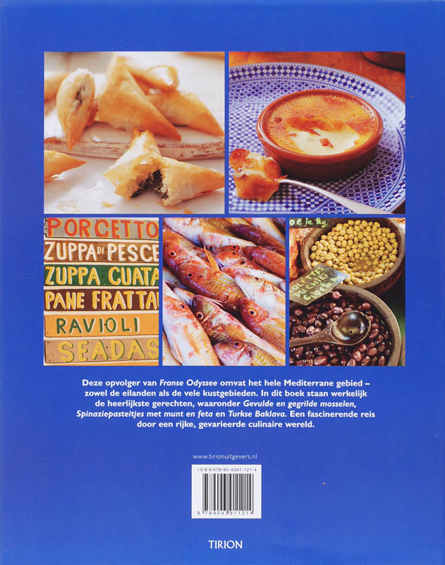 Achterkant van Mediterrane Odyssee