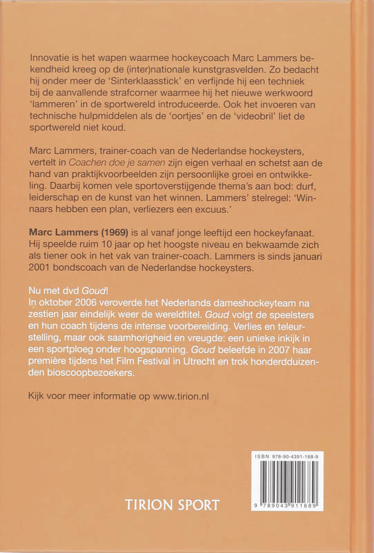 Achterkant van Coachen doe je samen