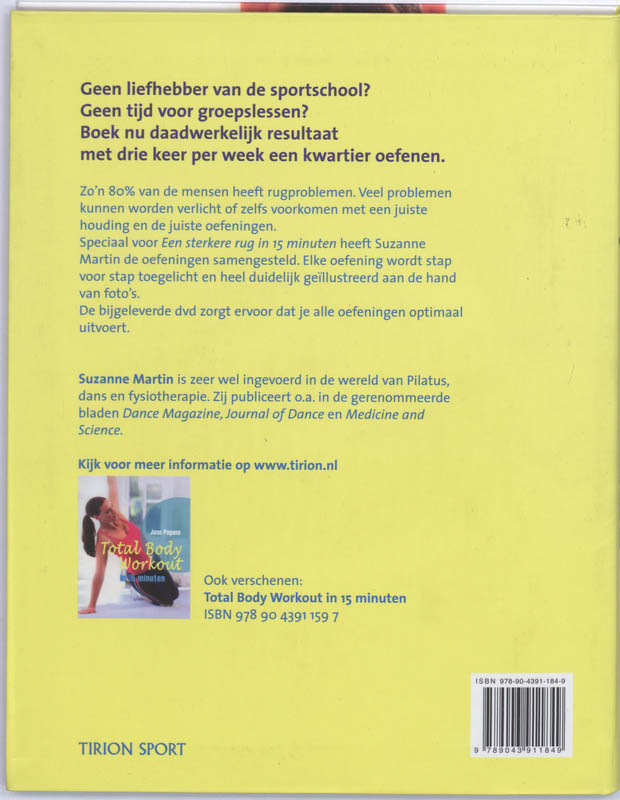 Achterkant van Een sterkere rug in 15 minuten