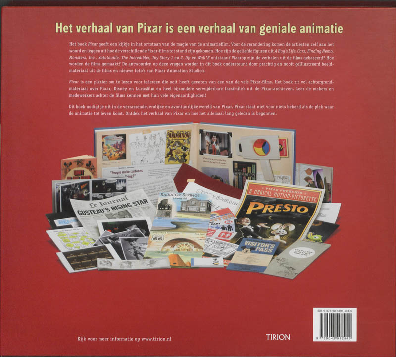 Achterkant van Pixar
