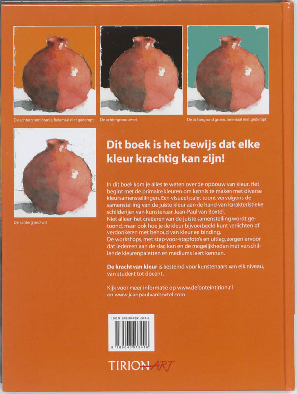 Achterkant van De kracht van kleur