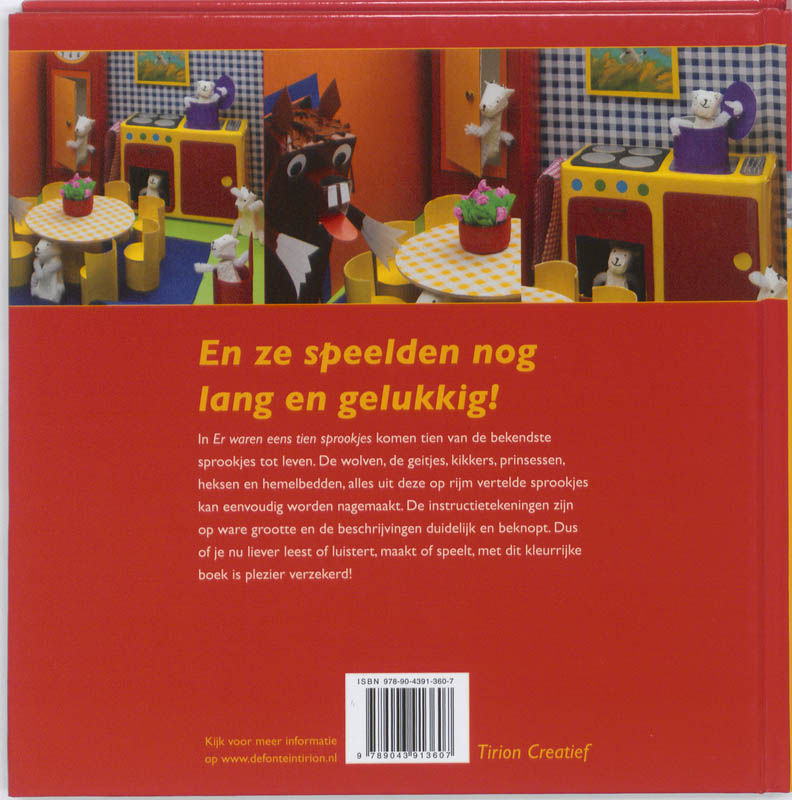 Achterkant van Er waren eens tien sprookjes...