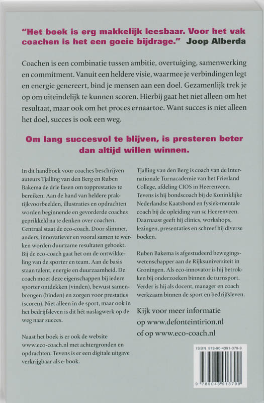 Achterkant van Coachen: vinden - binden - scoren