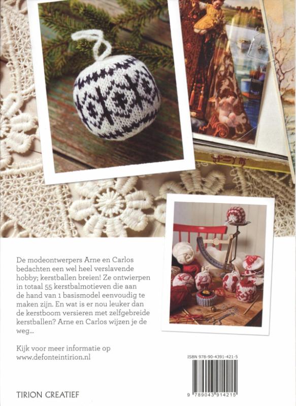 Achterkant van Kerstballen breien met Arne & Carlos