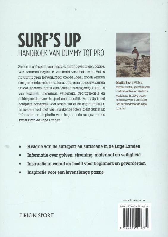 Achterkant van Surf's up