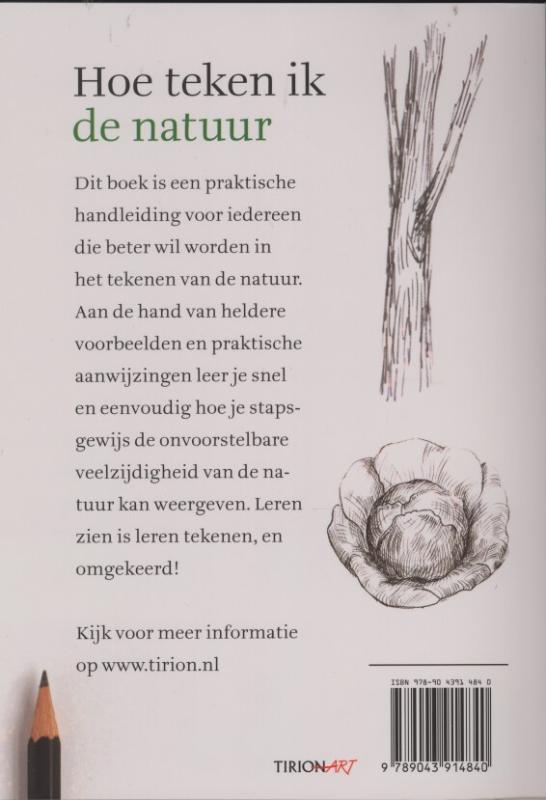 Achterkant van Hoe teken ik de natuur