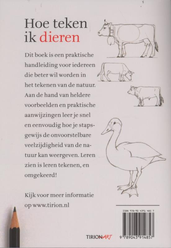 Achterkant van Hoe teken ik dieren