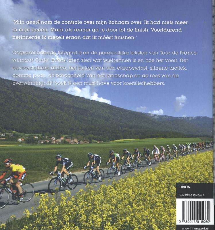 Achterkant van Cadel Evans