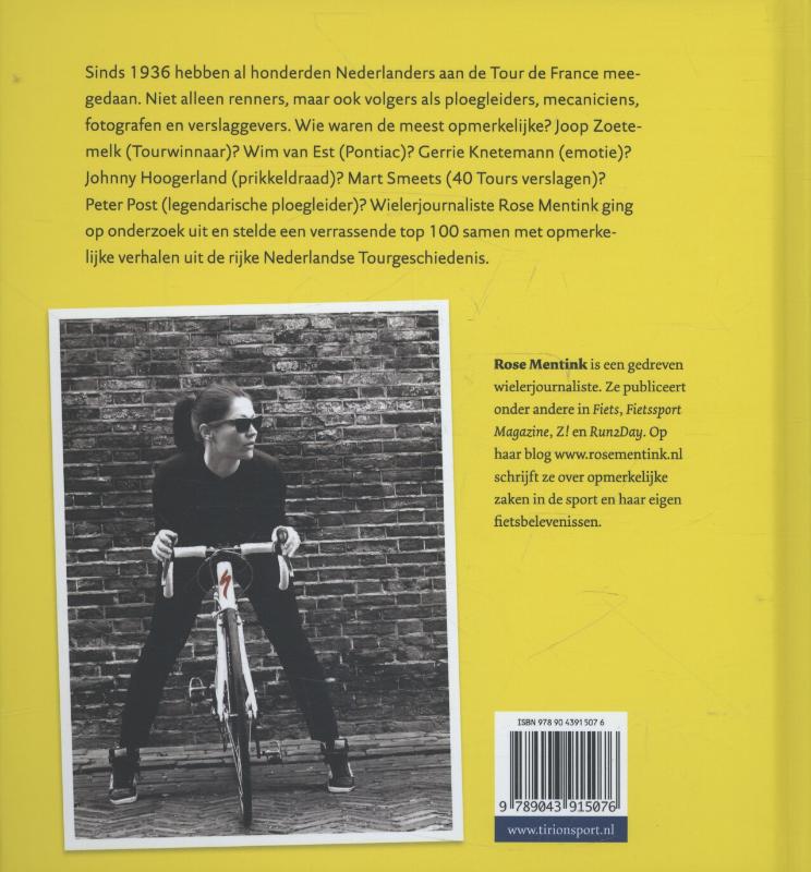 Achterkant van De 100 opmerkelijkste Nederlanders in 100 jaar x tour
