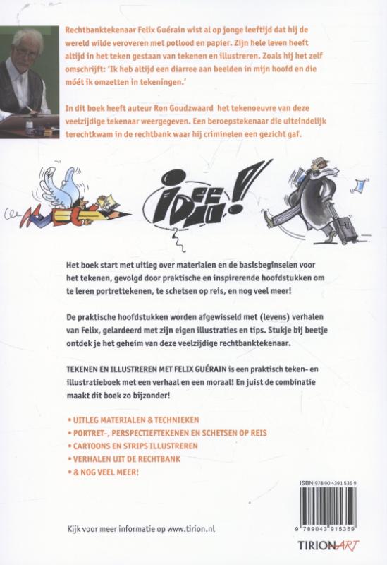Achterkant van Tekenen en illustreren met Felix Guerain