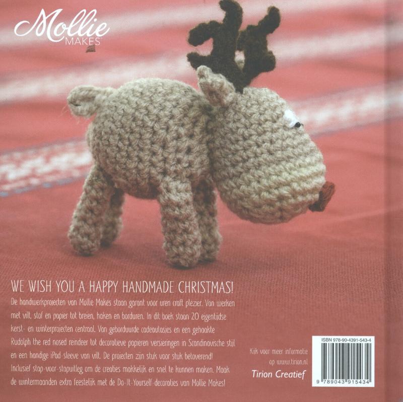 Achterkant van Happy handmade christmas