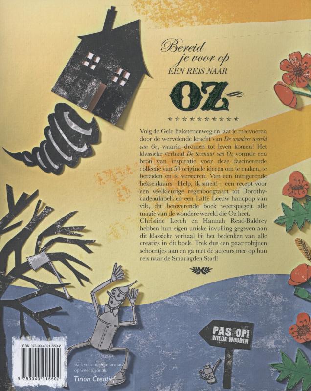Achterkant van De wondere wereld van Oz
