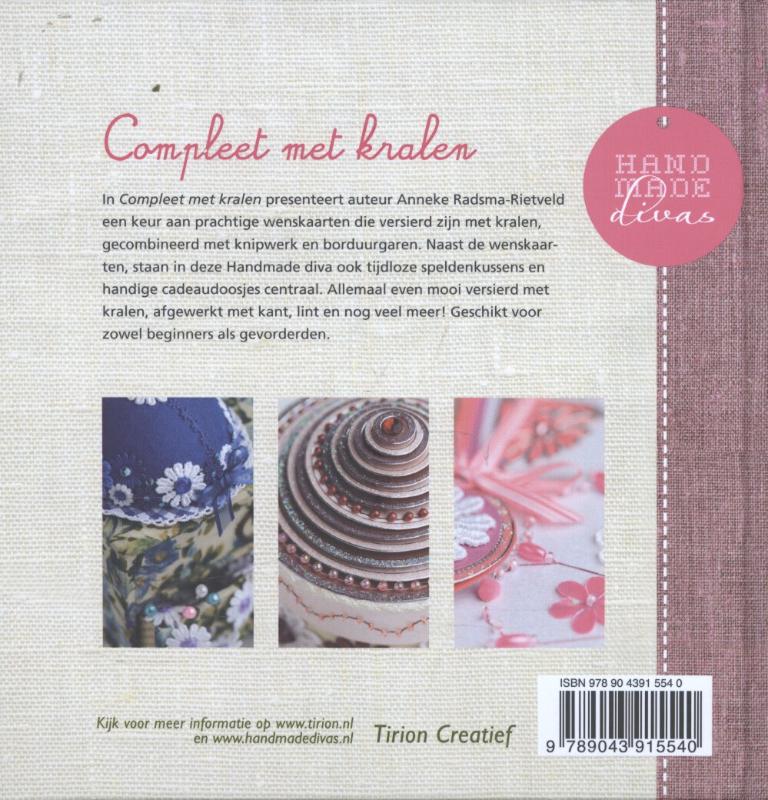 Achterkant van Compleet met kralen