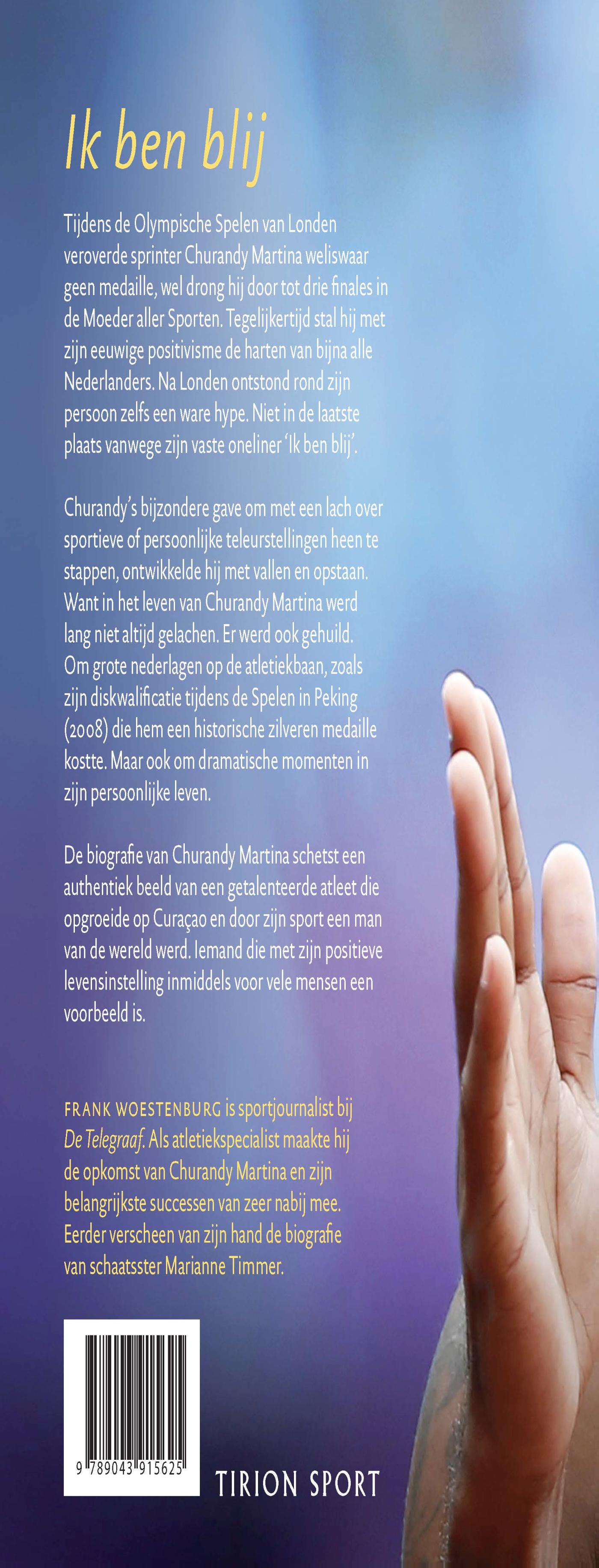 Achterkant van Churandy Martina - ik ben blij